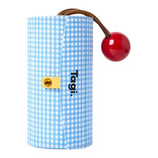 Tagi. 想象机灵信号面料多层旋转提手便携mini首饰盒化妆包