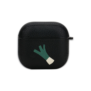 里面LM｜个性定制ins真皮耳机壳保护套刻字原创适用苹果Airpods4代