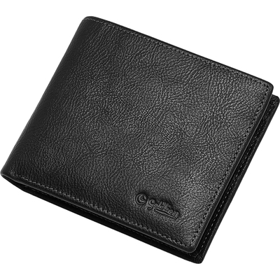 金利来钱包男短款真皮头层牛皮银包男款简约横款卡夹轻奢零钱包