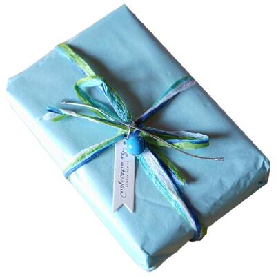 海风微蓝夏日风雪梨纸ins礼品纸