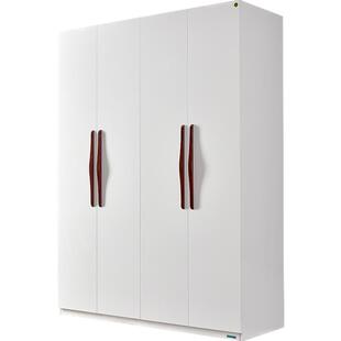 全友家居卧室家用收纳储物衣橱家具现代简约四门组合衣柜带顶柜