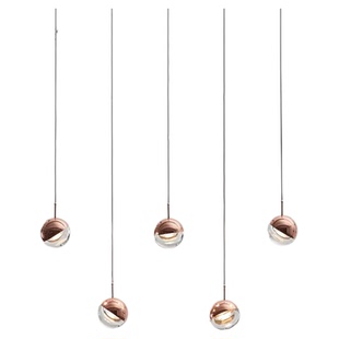 台湾SEEDDESIGN 喜的【 DORA 吊灯 朵拉P5 】客厅卧室玻璃吊灯