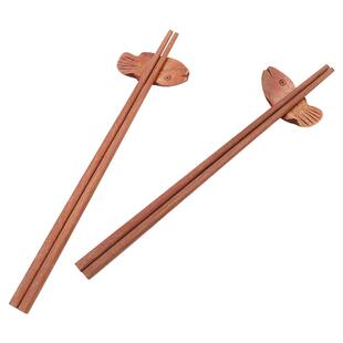 鸡翅木筷子商用餐饮火锅面馆专用加长抗菌防霉实木筷子可定制logo