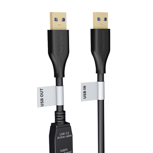 USB3.0延长线公对公5米到40m带信号放大器有OTG高速数据线工业级