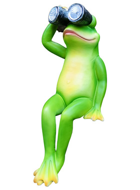 可爱小青蛙书阳台装饰吊脚摆件花盆微景观造景装饰礼物园艺杂货