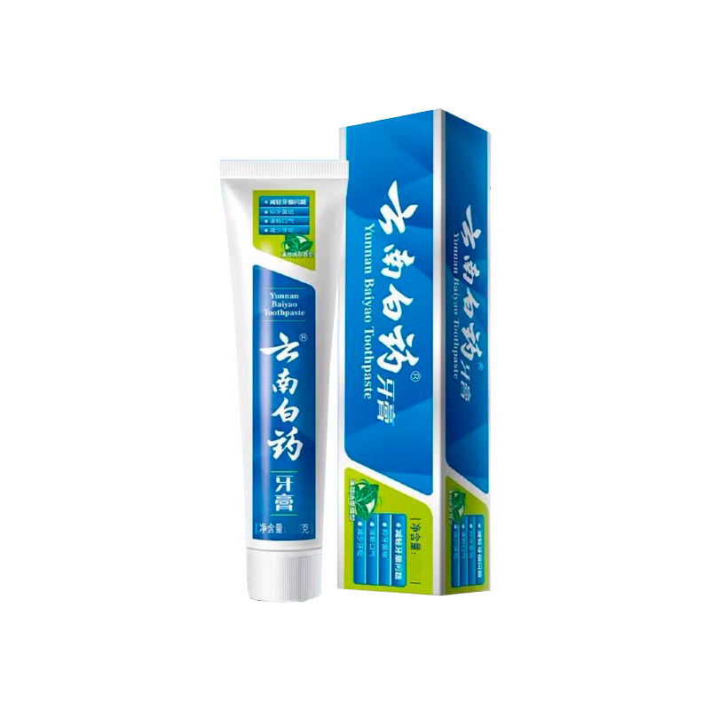 云南白药牙膏薄荷清爽型家庭量贩实惠装清新口气牙龈护理牙膏国货