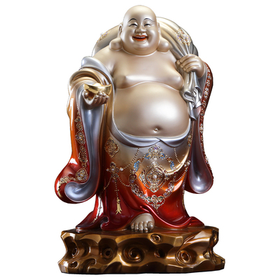 纯铜弥勒佛菩萨大肚客厅招财笑佛