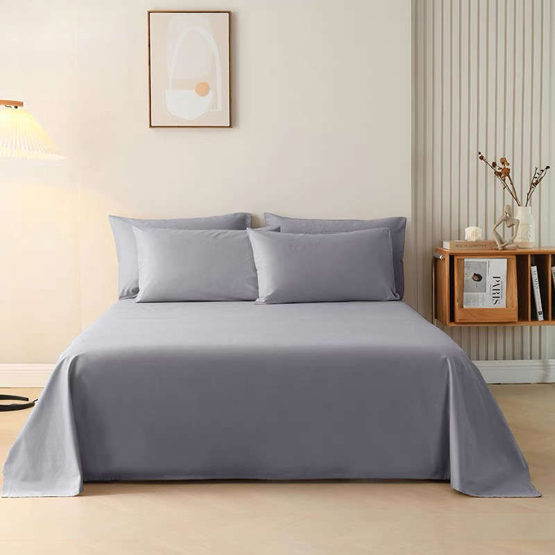 80支纯棉床单单件床笠磨毛A类全棉被套床垫保护罩贡缎床上用品