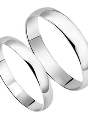光面情侣戒指不锈钢情侣戒指韩版