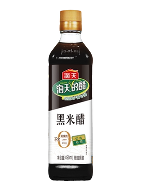 海天黑米醋450ml食用醋
