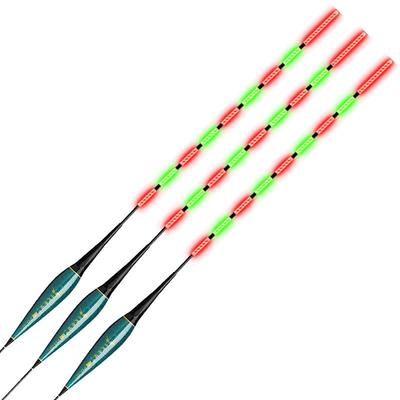 【3支装】咬钩变色高亮尾电子夜光漂高灵敏鲫鱼日夜两用夜钓浮漂