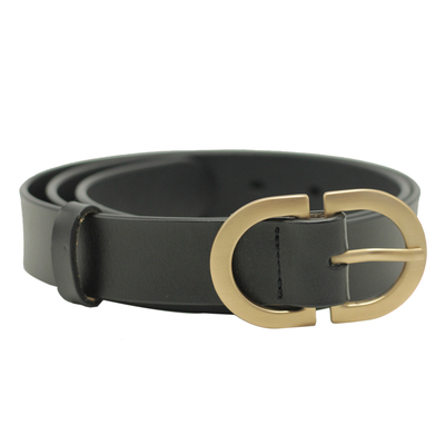 棕色皮带真皮复古腰带配男士夏季