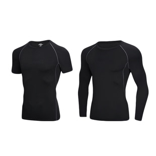 运动套装男款紧身上衣长袖高弹吸汗速干田径体育生秋季体能训练服