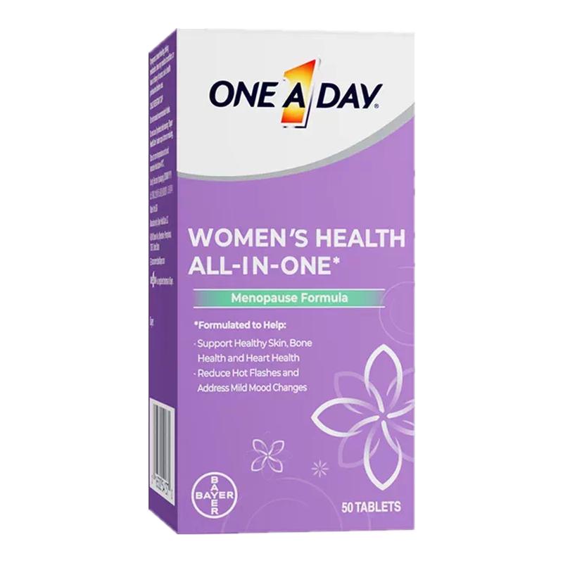 拜耳女性时光片大豆异黄酮oneaday叶酸维生素雌激素更年期保健品