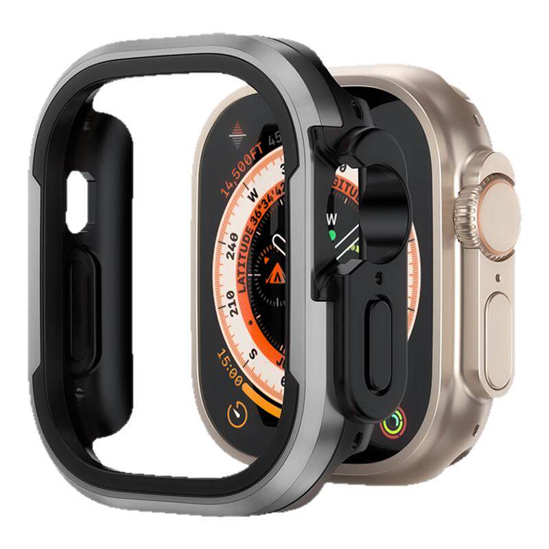 适用苹果手表保护壳膜一体AppleWatch11表壳S11S10S9/Ultra3/2代iWatch10金属SE套App
