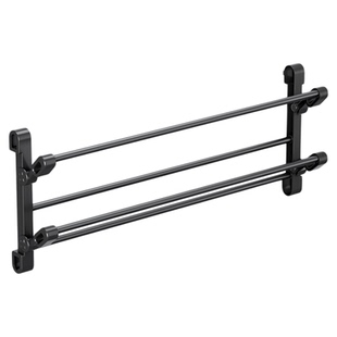 免打孔拖鞋架壁挂式浴室门后可折叠多功能鞋架浴室拖鞋门上鞋架子