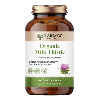 有机水飞蓟养肝护肝奶藓草胶囊