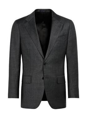 Suitsupply深灰色S110支羊毛西服
