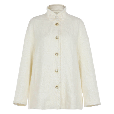 花木深中国风改良对襟短外套