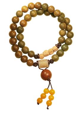 本命年木质手串云澜绿檀木男女