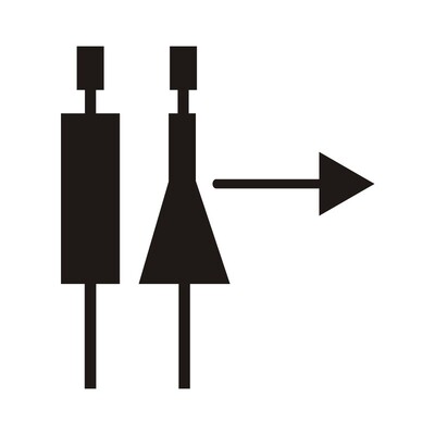 立体男女卫生间亚克力导向指示牌