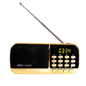 金正老年人唱戏机充电音响迷你外放插卡小音箱播放器老人收音机