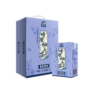 【天喔】蜂蜜柚子茶 蜜柚白茶250ml*16盒 夏季解腻果味茶饮料整箱