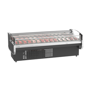 乐创卧式鲜肉柜大容量商用冷藏展示柜超市包子水饺保鲜柜熟食冰柜