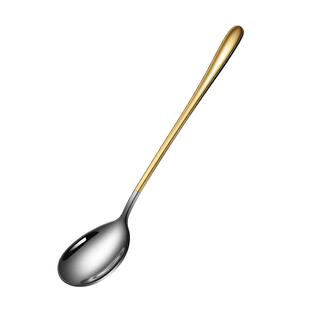食品级316不锈钢勺子家用长柄创意ins风网红高颜值儿童吃饭小调羹