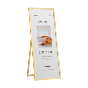 丽屏展架kt板支架海报展示架立式落地式易拉宝户外广告牌折叠立牌