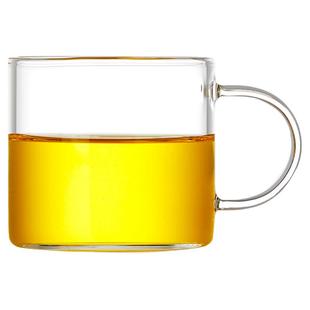 玻璃小茶杯套装6只主人杯单杯个人专用家用喝茶办公室功夫品茗杯