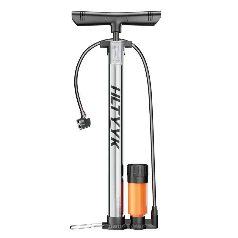 打气筒自行车家用高压泵电动汽车便携气管子篮球通用充气气压转换