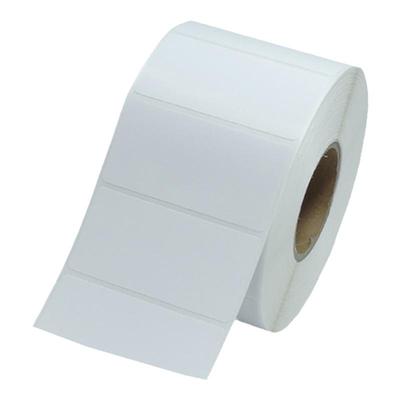 铜版纸不干胶标签75*35mm单排横版铜板条码打印贴纸7.5x3.5cm定制