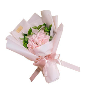 纯色雾面纸韩素纸防水蜜糖纸花束花店包花材料花艺用品鲜花包装纸