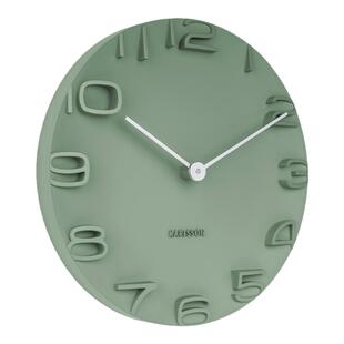 荷兰KARLSSON边缘挂钟42cm北欧现代时钟客厅样板房创意凸数字挂表