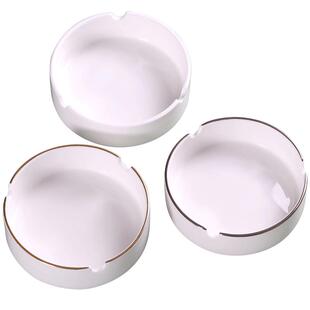 陶瓷烟灰缸创意个性潮流中式大众烟灰缸家用客厅办公室简约定制