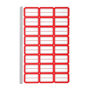 标签贴纸自粘不干胶便签粘特大号标签纸标价格手写名字防水标贴记号标记贴办公用品姓名水杯封口分类纸口取纸