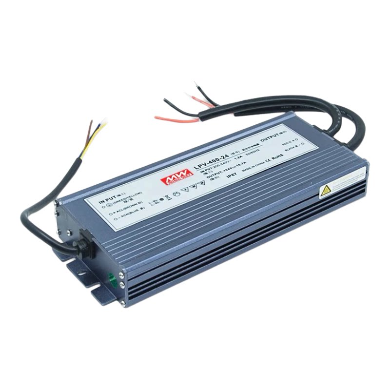 灯箱防水开关电源LPV-700W350W400W500W600W-12v户外静音24V明纬