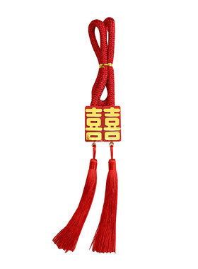 婚房布置窗帘装饰结婚蝴蝶结绑带