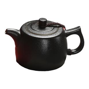鑫裕源陶瓷茶壶黑陶茶具功夫茶具半手工茶具泡茶壶套装中式简约