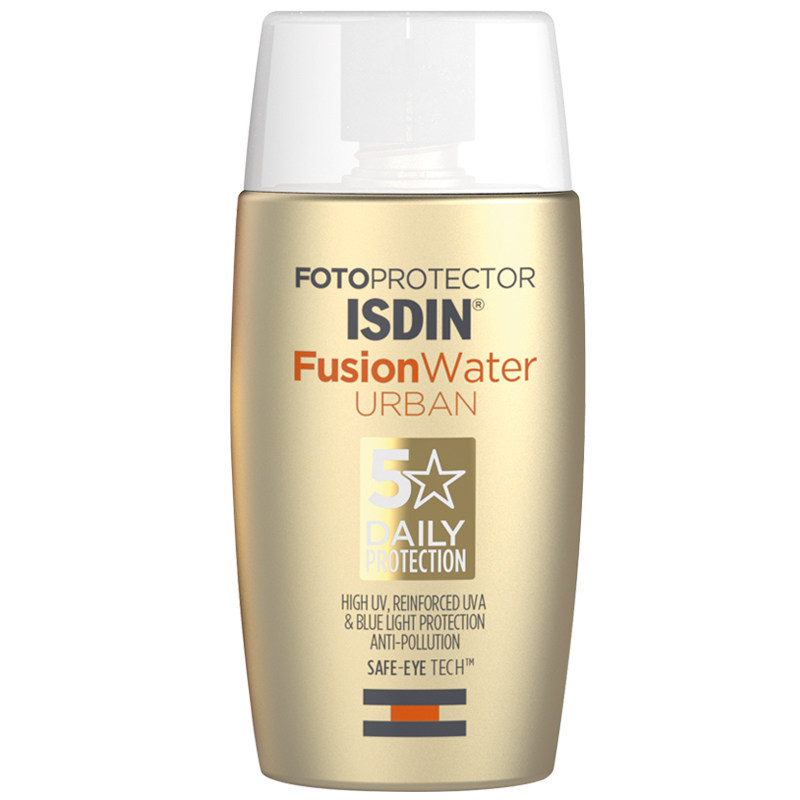 ISDIN怡思丁万金水防晒霜 女夏季面部隔离防紫外线都市通勤敏感肌