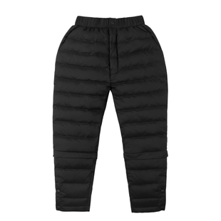 可拆卸七分裤滑雪中间层校服羽绒内胆裤男女三防长裤轻薄保暖裤子