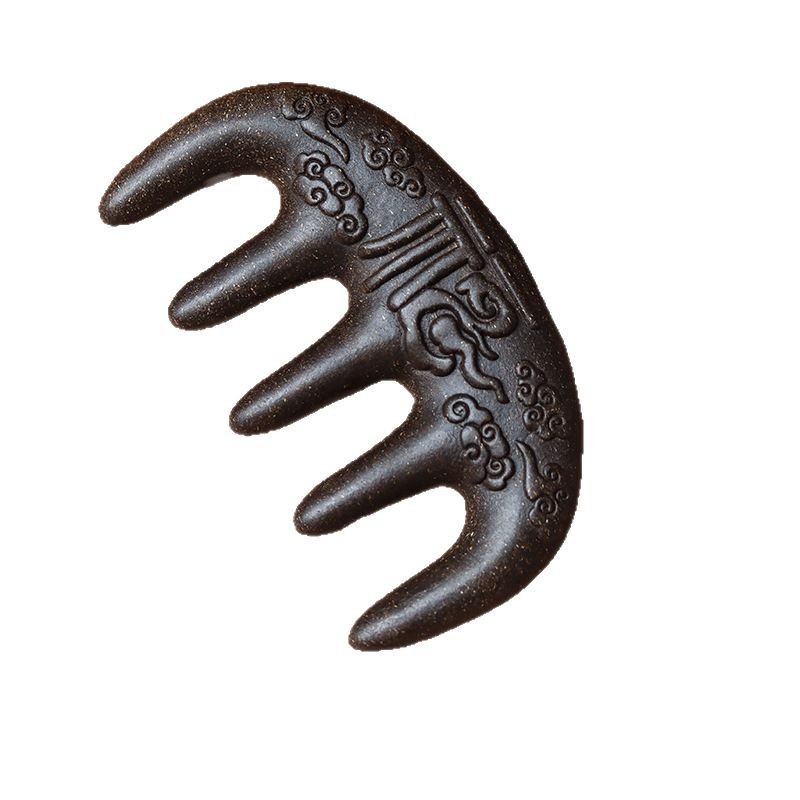 小红书爆款苗苗子苗雅集何首乌梳子天然草本手工经络梳合香梳草梳