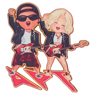 朴彩英ROSE周边APT金属徽章包包挂件应援棒礼物同款BLACKPINK海报