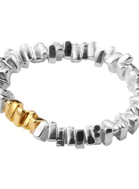 戒指指环不规则925银简约