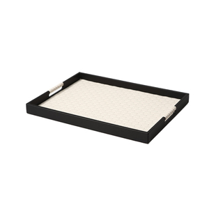 托盘长方形高级感家用香薰蜡烛摆件桌面玄关置物盘轻奢首饰收纳盘