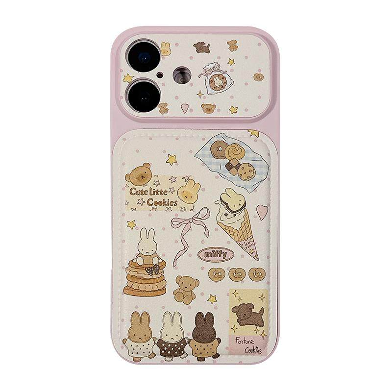 适用于iPhone贴皮可爱手机壳