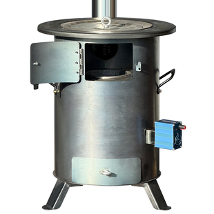 取暖炉农村烧木柴猛火柴火灶气化炉便携户外野炊钓鱼柴火炉野餐炉