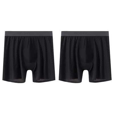 【防磨腿呼吸内裤】禾素时代10A抑菌男高弹网眼透气加长运动内裤