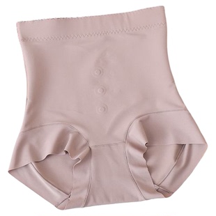 高腰心型加压收腹内裤女显瘦神器透气塑腰身收腹提臀裤本命年大红